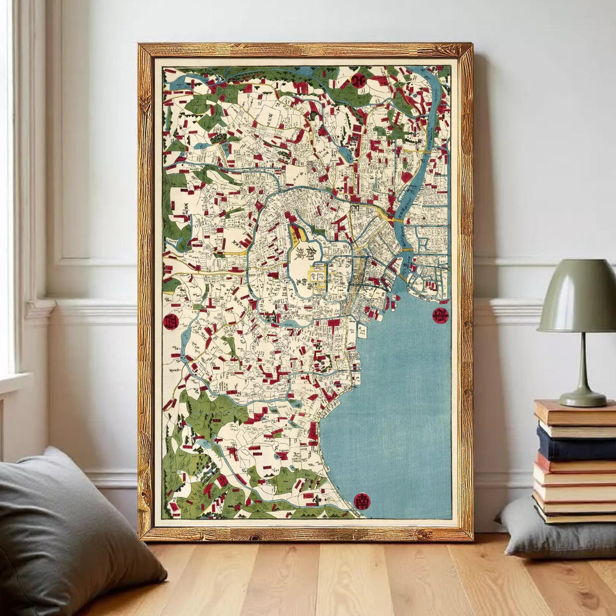Old Map of Tokyo Japan 1854 Vintage Map Tokyo – Vintage Maps & Prints ...