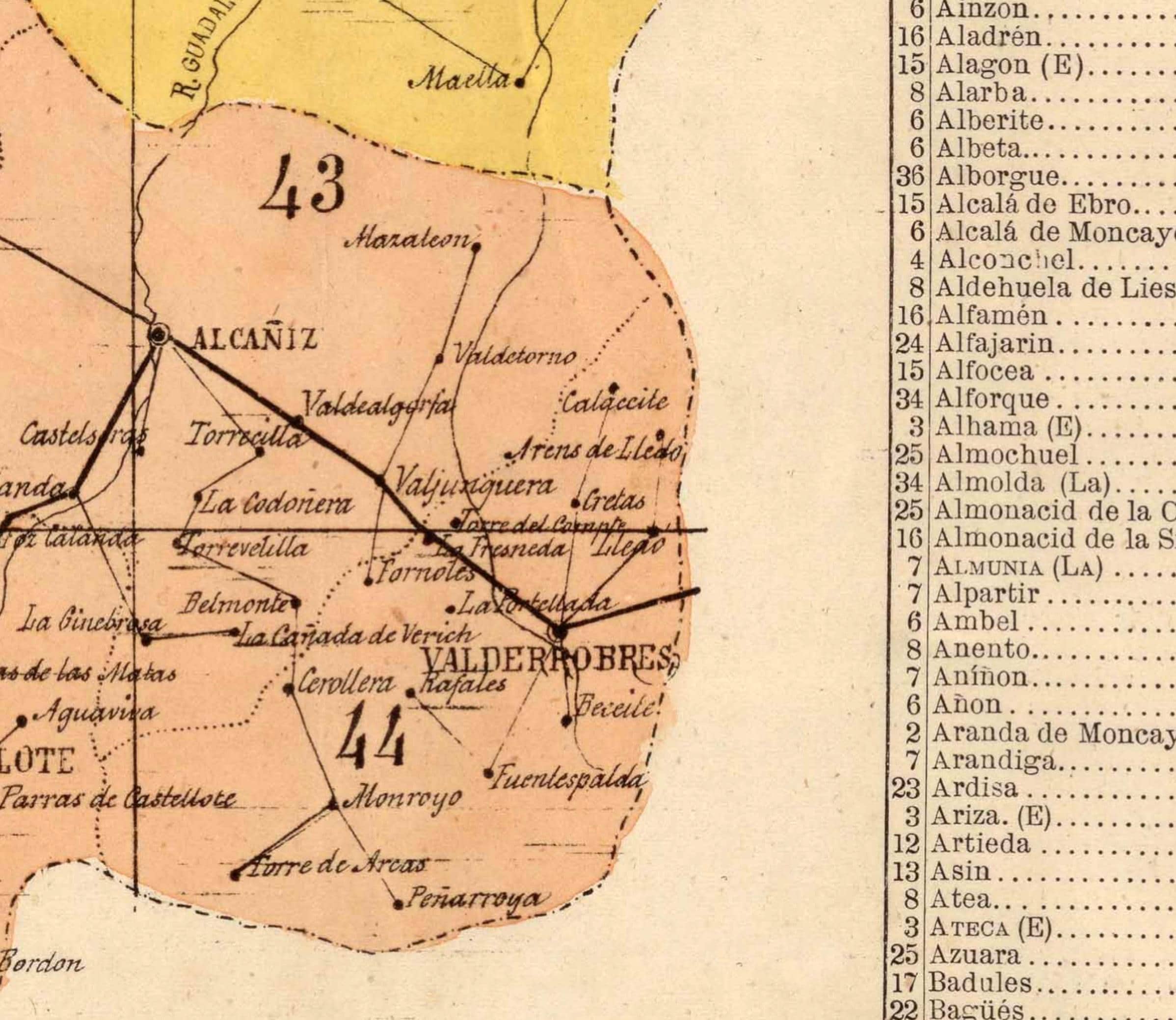an old map of the city of atlanta