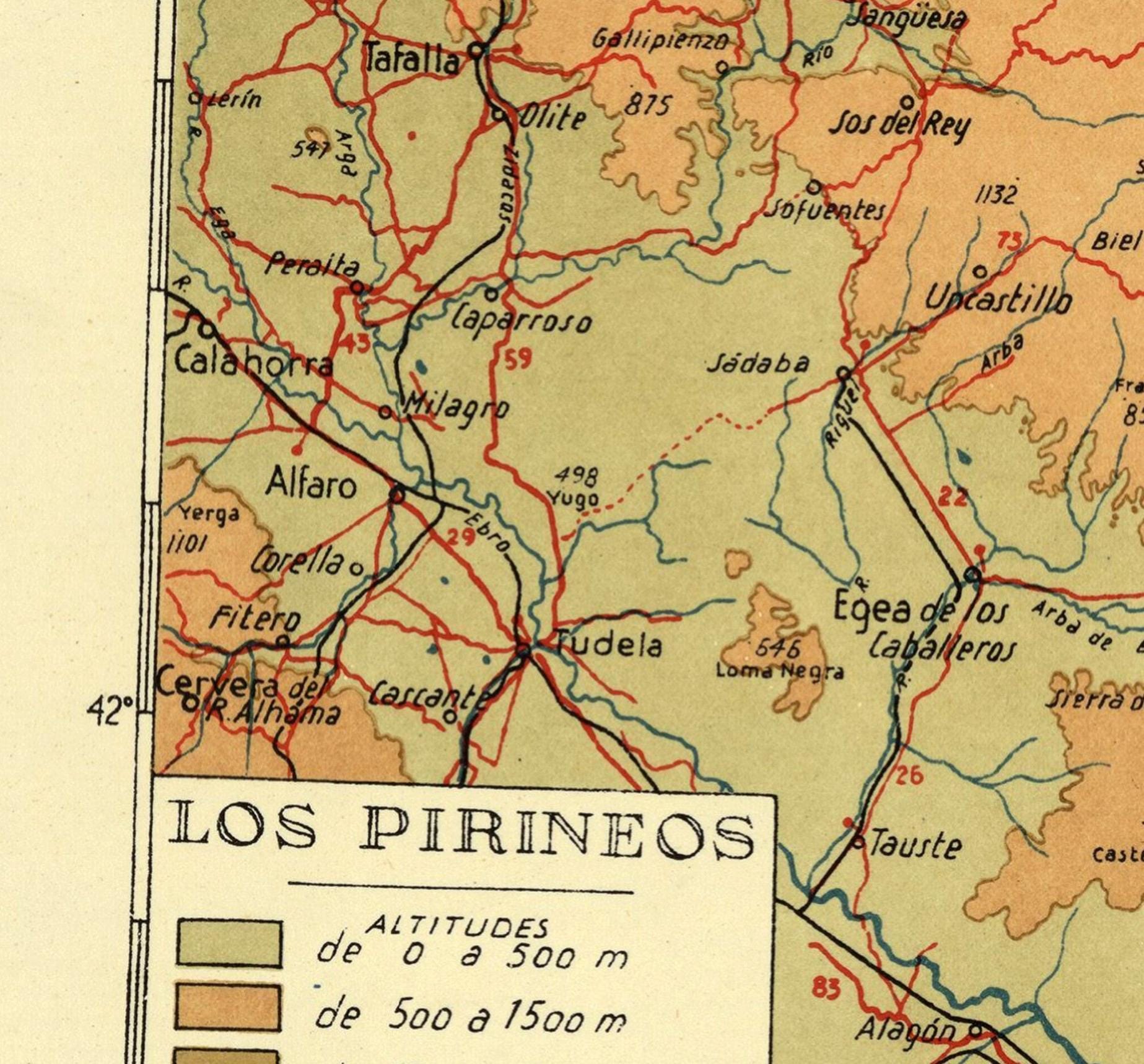 The image is a map of the region, showing various locations and distances.