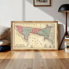 The image is a framed vintage map of the City of Bayonne, Louisiana, showing the boundaries of the town and surrounding areas.