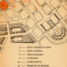 The image is a map of a city, showing various buildings and streets.