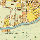 The image is a map of a city, showing streets, buildings, and other urban features.