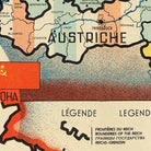 The image is a map of Europe, specifically focusing on the country of Austria. It includes the country's borders, major cities, and other geographical features. The map is colorful and detailed, providing a clear representation of the country's location and surrounding areas.