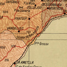 The image is a map showing the geographical location of various places, including roads, cities, and landmarks.