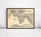 The image is a framed vintage map of Hong Kong from February 1941.