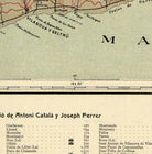 The image is a map of a coastal area, showing the coastline, islands, and surrounding bodies of water.