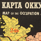 The image is a map of the occupation of the occupied areas in Europe, showing the distribution of occupied territories and regions.