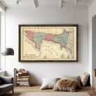 The image is a framed vintage map of the City of Bayonne, Louisiana, showing the surrounding areas.