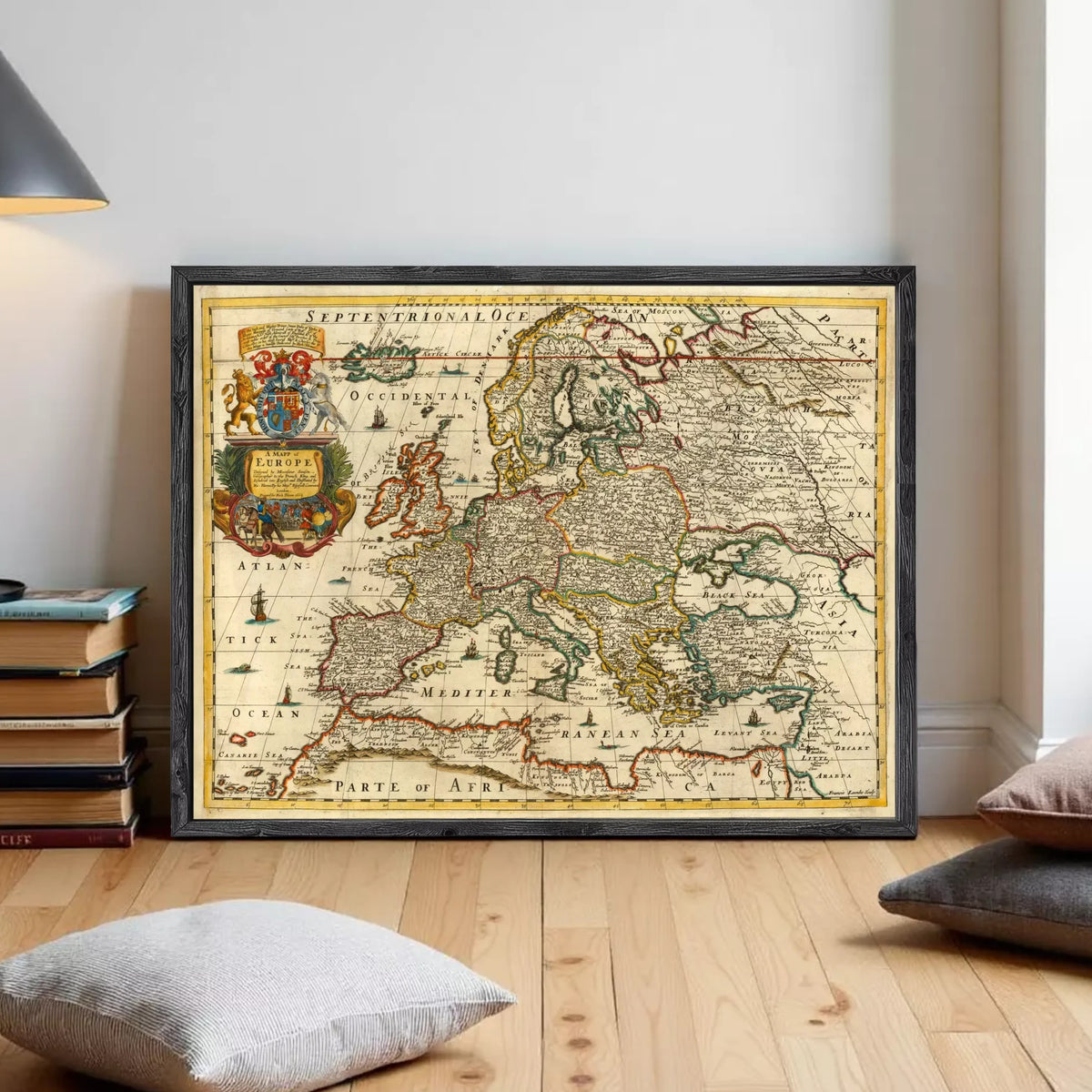 Old Map of Europe 1669 Antique Wall Map Europe – Vintage Maps & Prints ...