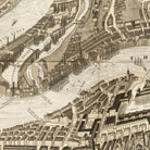 The image is a detailed map of a city, showing various landmarks, streets, and buildings.