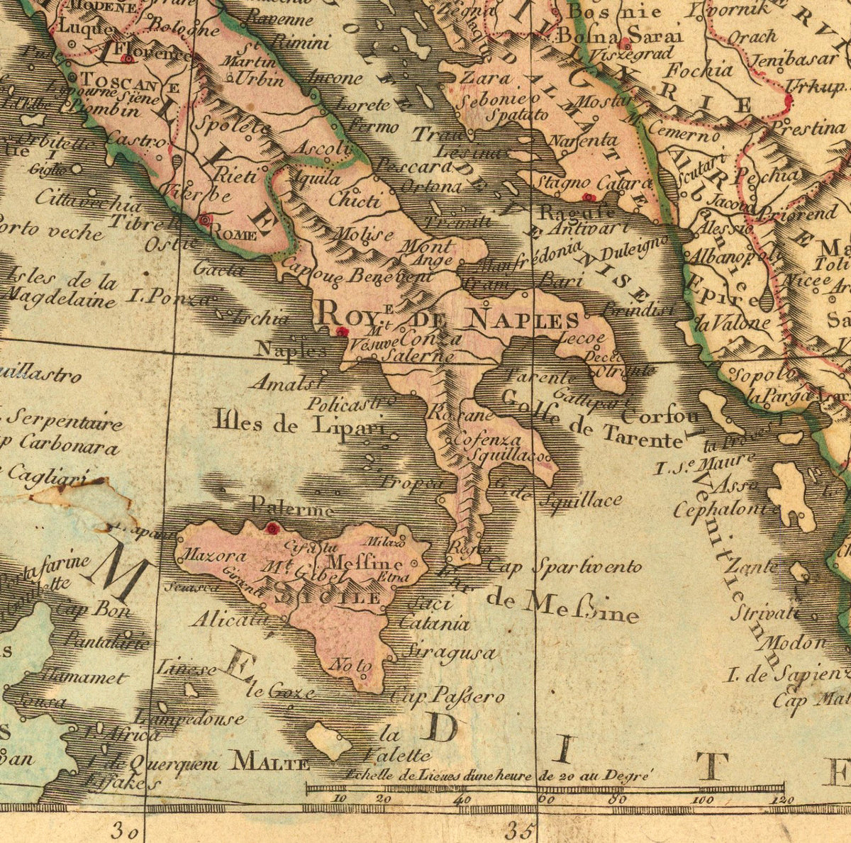 The image is a detailed map of the Mediterranean region, showing the borders and major geographical features of countries such as Italy, Greece, Turkey, and Syria.