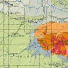 The image is a detailed map of the western United States, showing various geographical features such as rivers, mountains, and towns.