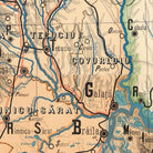 a large map of the state of california