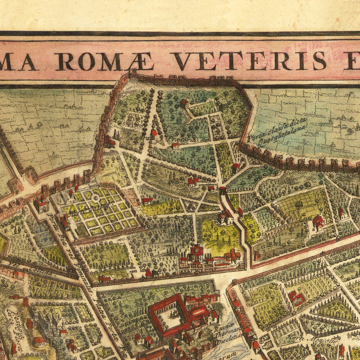 The image is a detailed map of a city, showing various buildings, roads, and other urban features.