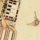 The image is a map of a city, showing a dock and a basin labeled 'Carnac'.