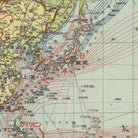 The image is a detailed map of the East Asian region, showing various geographical features, cities, and other information.