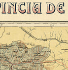 The image is a vintage map of the region, showing various geographical features and locations.