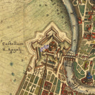The image is a detailed map of a city, showing various landmarks and streets.