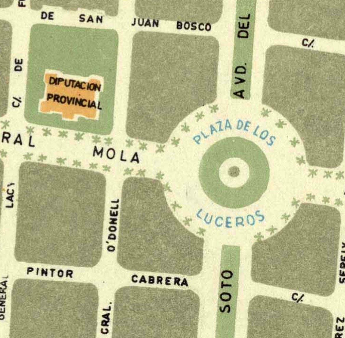 The image is a map of a city, showing various streets, buildings, and landmarks.