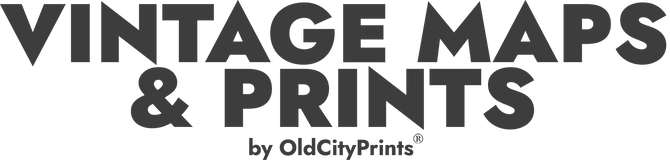 VINTAGE MAPS AND PRINTS by OldCityPrints®
